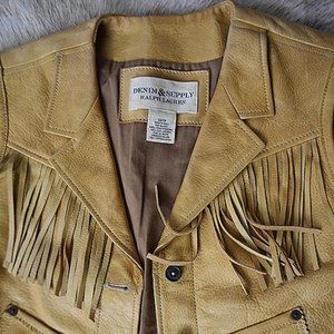 Denim Supply Ralph Lauren Leather Vest